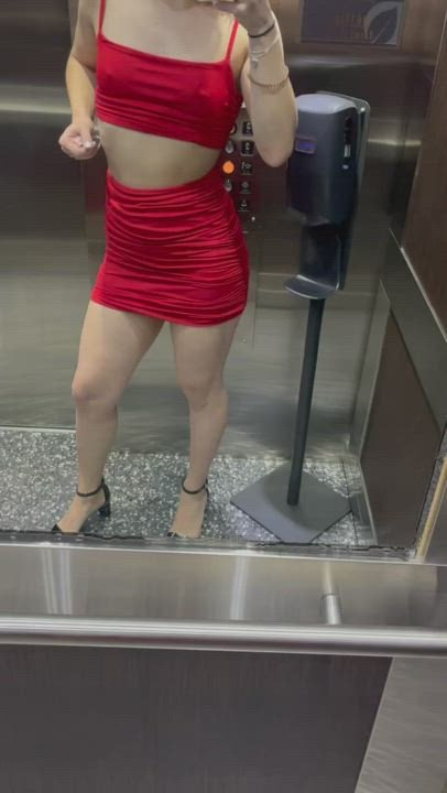 Breed me in the elevator or somewhere public! - free porn video