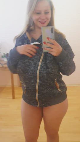 That's why I wear way too big sweatshirts, to hide those super big boobs of mine and have peace of mind. Heh - free porn video