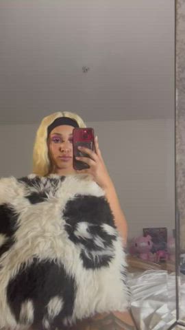 This is how big my tits are before you breed me… imagine after - free porn video