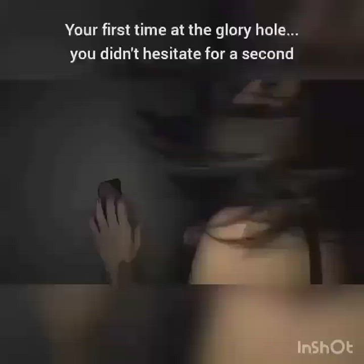 First time in the glory hole - free porn video