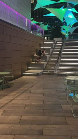 We’re right down town… would you be too scared to join in or nah? - free porn video