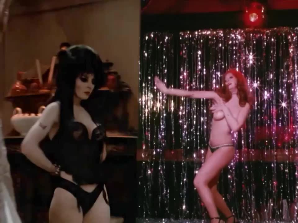Cassandra Peterson in Elvira: Mistress of the Dark and The Working Girls - free porn video