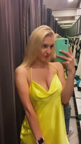 shopping makes me horny all the time.. so I did some dirty stuff in the changing room hehe - free porn video