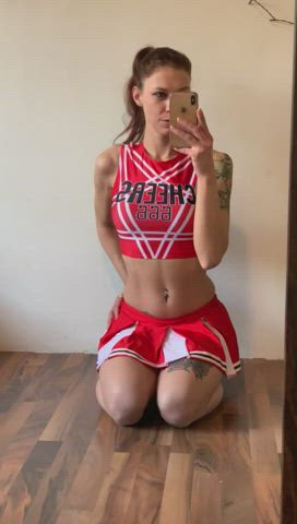 I love being a cheeky cheerleader for you - free porn video