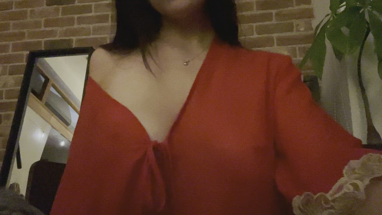 Showing you my teen titties, would you suck them? 🥺💕 - free porn video