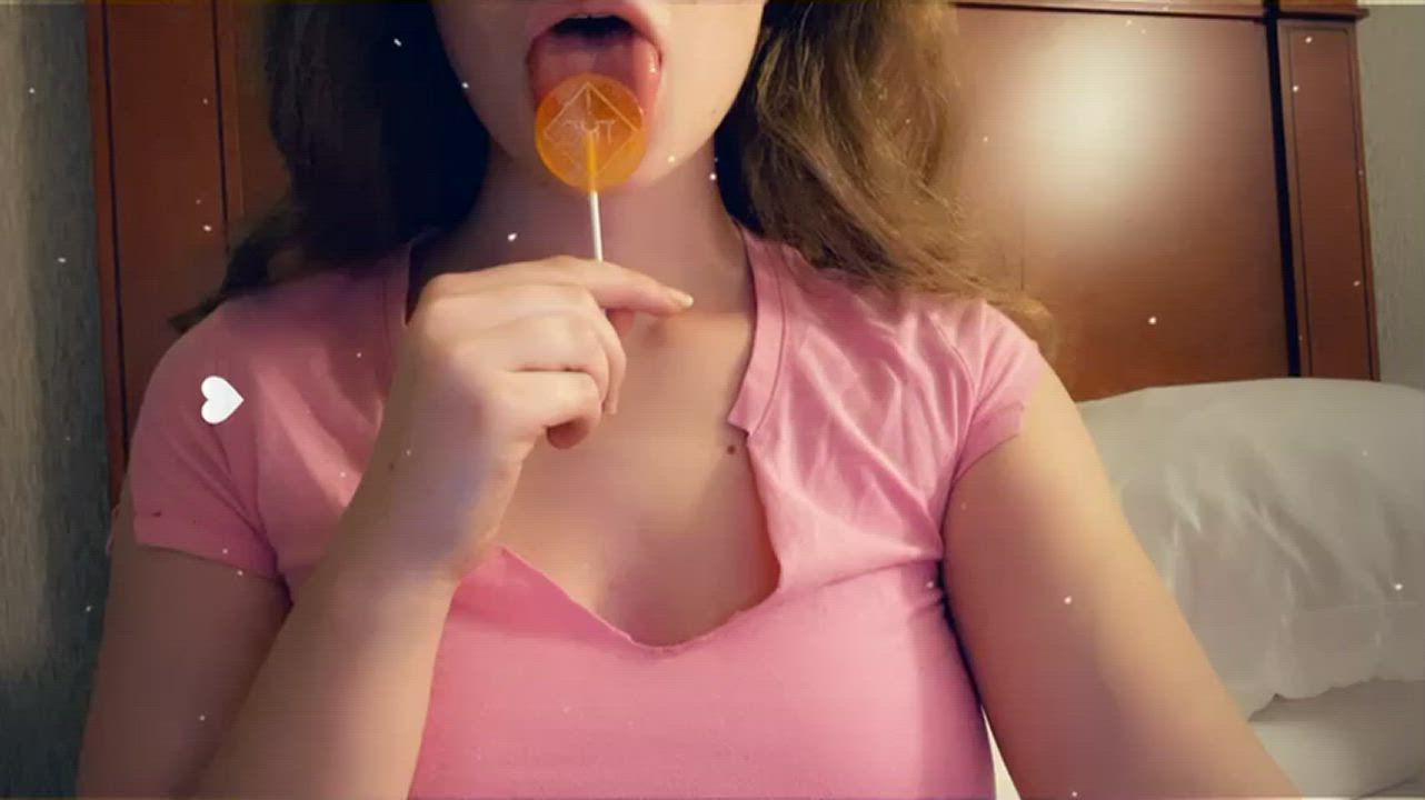 lick it like a lollipop 😛 - free porn video