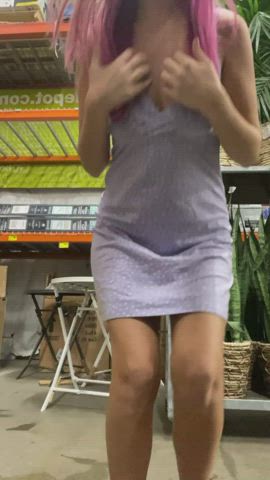 Shopping for plants always makes me horny 🤣🪴 [GIF] - free porn video