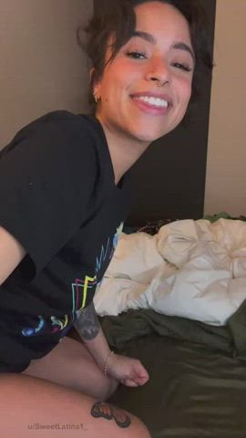 Looking for a daddy that’ll drain their cum in here - free porn video