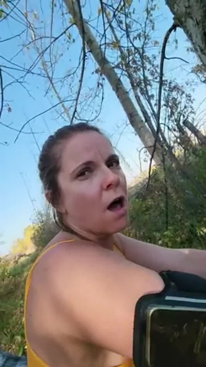 getting my petite body fucked on the jogging trail - free porn video