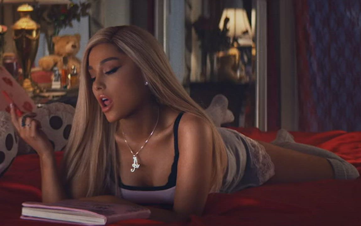 Ariana Grande's cheerleader look and this are my favorite things of hers to jerk to - free porn video