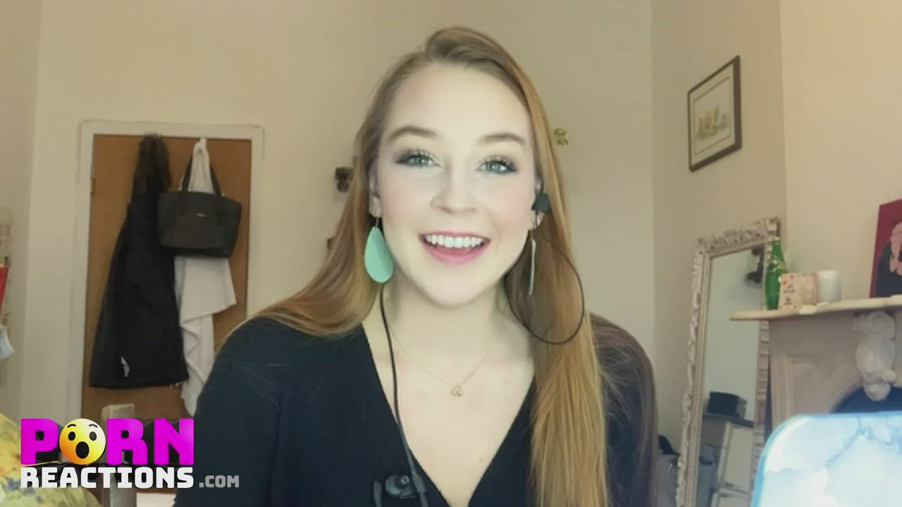 18 year old girl watches really hardcore porn for the first time and doesn't know what to think about it. Pretty hilarious. - free porn video
