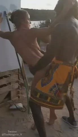 The real reason your wife went on a mission trip to Africa - free porn video