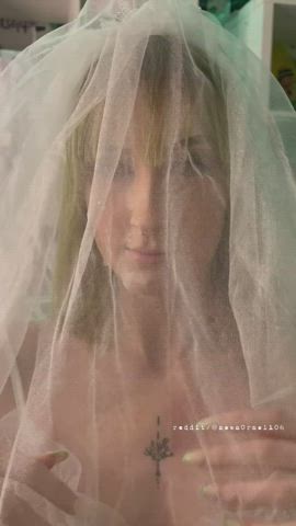 do i make a beautiful bride? 😏 - free porn video