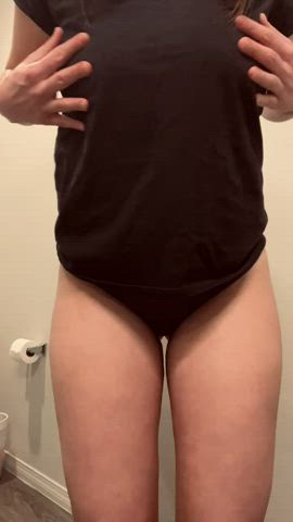 Getting ready for my shower before you fill me with cum [OC] - free porn video