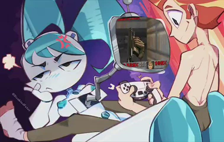 Part 2. Jenny and Bradley (DisabledFetus) [My Life as a Teenage Robot] - free porn video