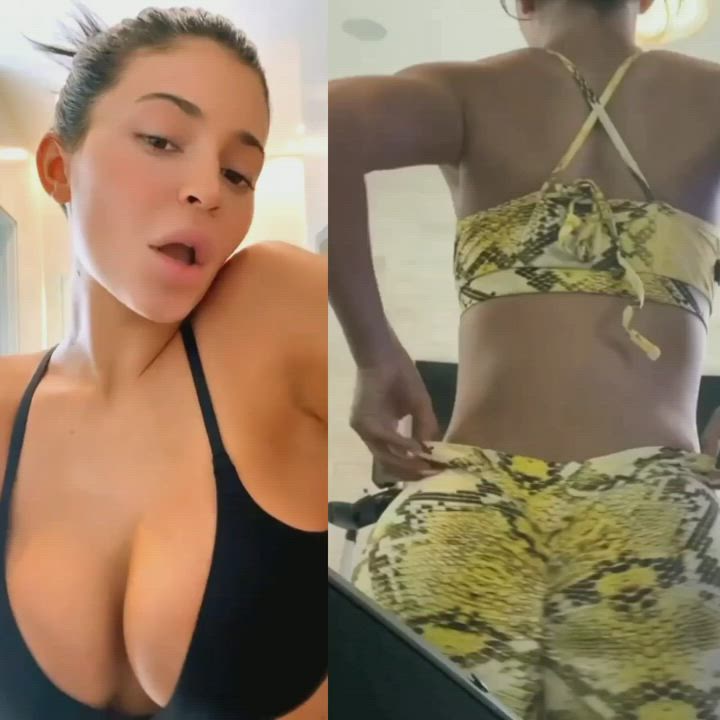 as usual, Kylie Jenner has me stroking my big cock. She makes me so fucking horny - free porn video