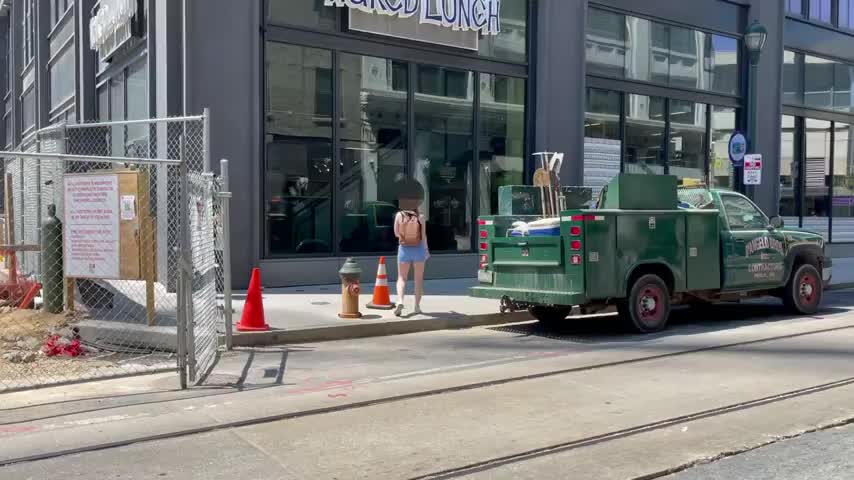 Getting crazy in downtown Philly - free porn video