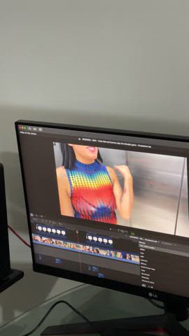 Glass Mall Elevator Double Dick Licking (BTS edit) - free porn video