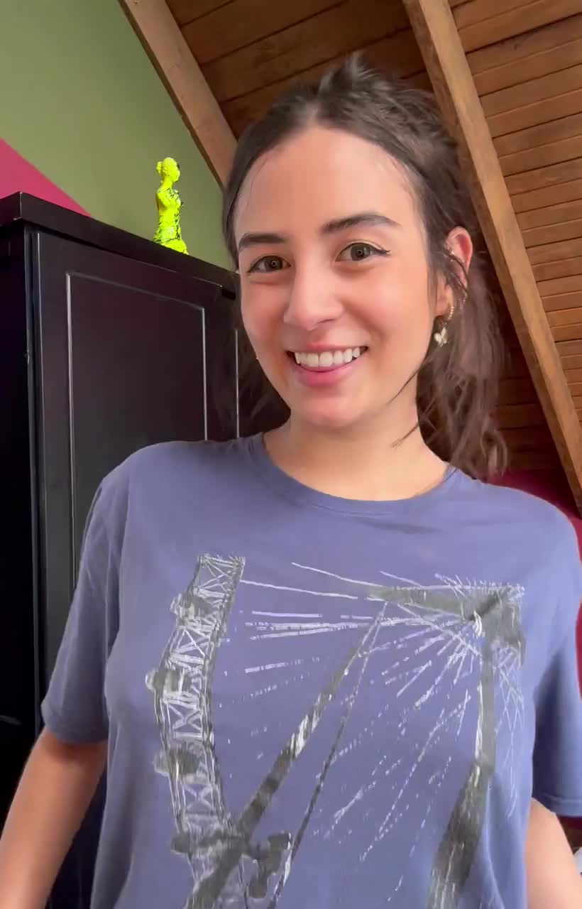 Using daddy’s shirt - free porn video