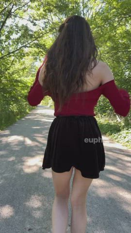 Dad would be so proud that I wore no panties out in public! 💓🤤 - free porn video