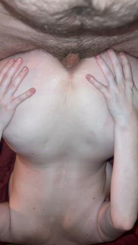 Spreading helps relieve some of the pain, but not all. - free porn video