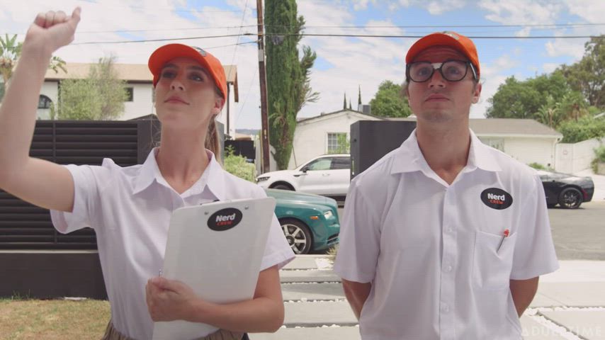 Cadence Lux & Jewelz Blu - The Nerd Crew - free porn video