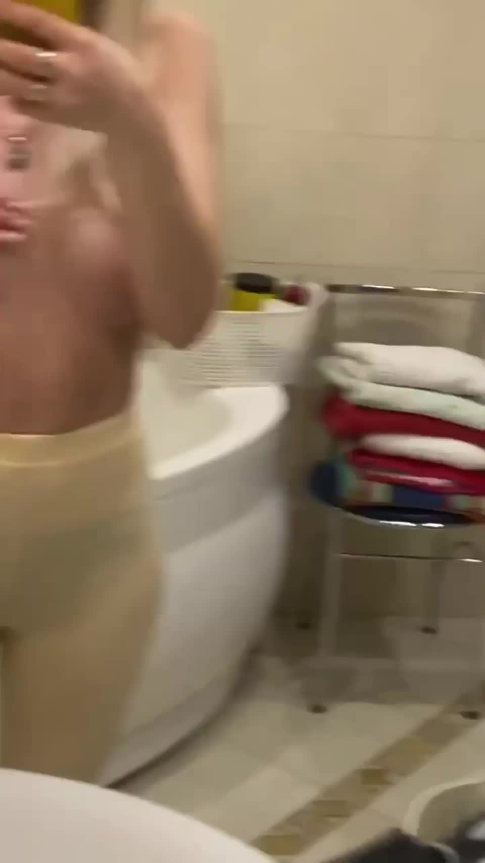 I enjoy showing off my massive milf titties - free porn video