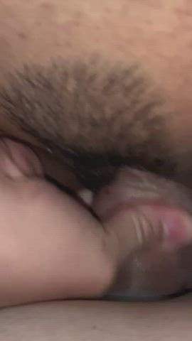 Love rubbing his cock on my hairy pussy before I put it in.. Porn GIF by hotlatinpinaycouple - free porn video
