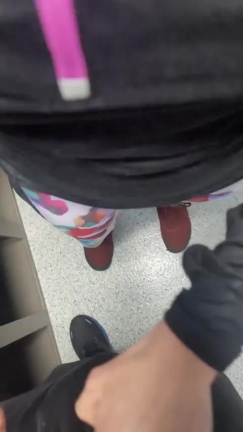 Taking my job seriously, even in the gym bathroom. - free porn video