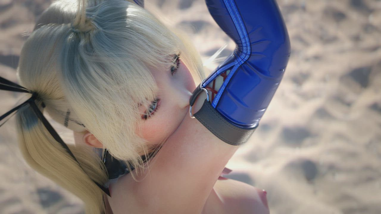 Marie Rose on the ball (incise soul)[Dead or Alive] - free porn video
