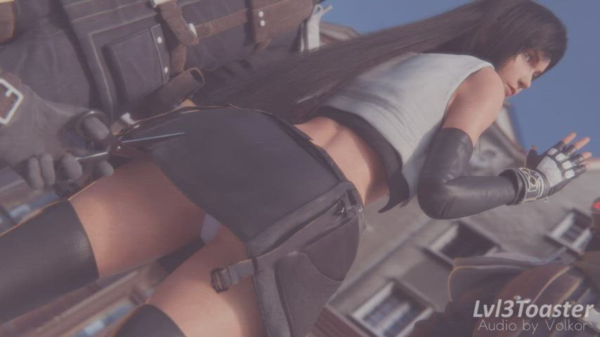 Tifa strip searched Part 2 - Hairy Version (Lvl3Toaster) [FINAL FANTASY VII] - free porn video