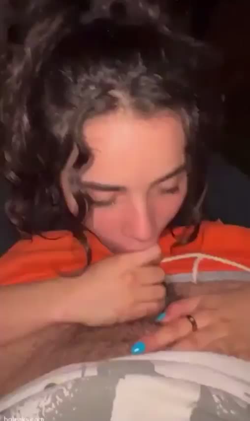 Cute brunette sucks cock dry - free porn video