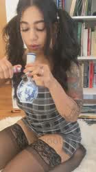 Cum inside me while I finish a bowl - free porn video