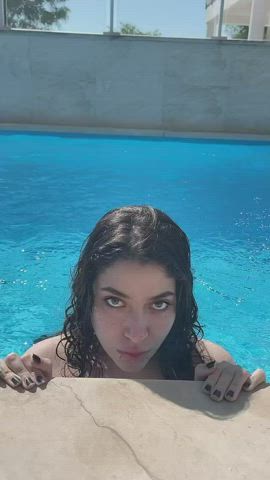 Mermaid in the pool - free porn video