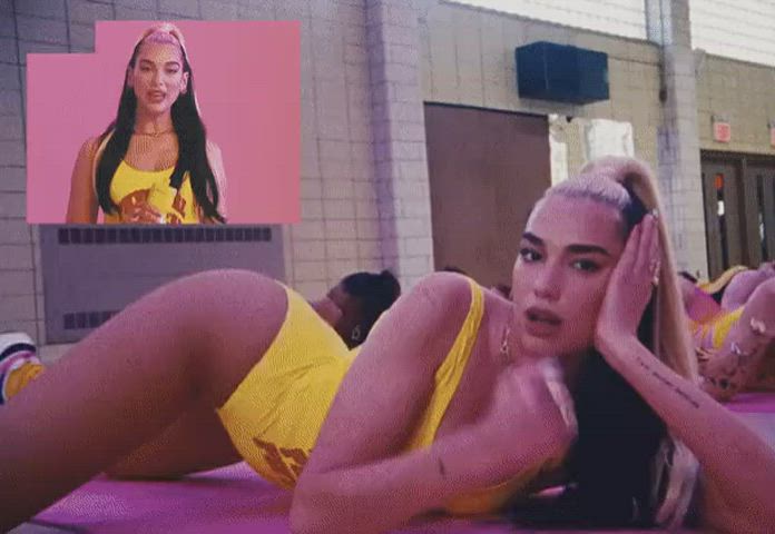 Dua Lipa wants you to stroke your morning wood just like that - free porn video