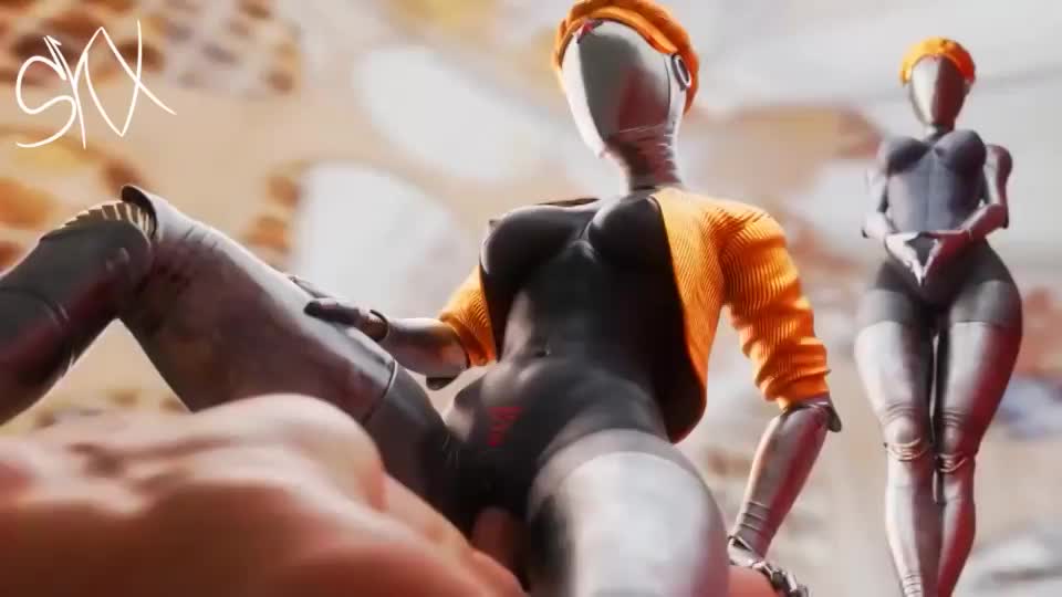 Left Twin Riding (SKxx_Elliot) [Atomic Heart] - free porn video