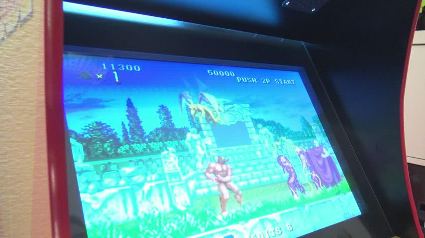 To the sound of buttons and Joystick, this beautiful slut sucks an arcade machine player without restraint. You all know the game, but who do you think will win? - free porn video