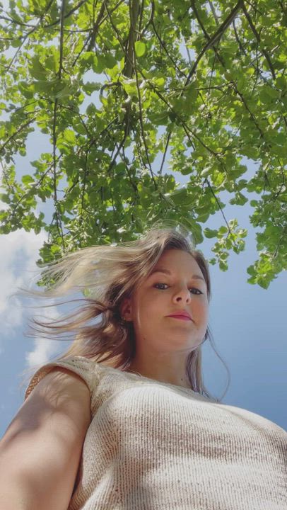 How about having some fun outside, babe? - free porn video