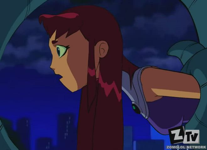 When tentacles attack you just take it (Zone) [Teen Titans] - free porn video