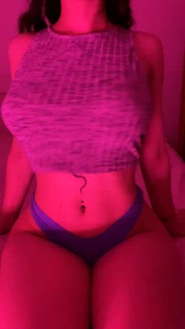 I want you to goon to my juicy boobs babe 💦 - free porn video