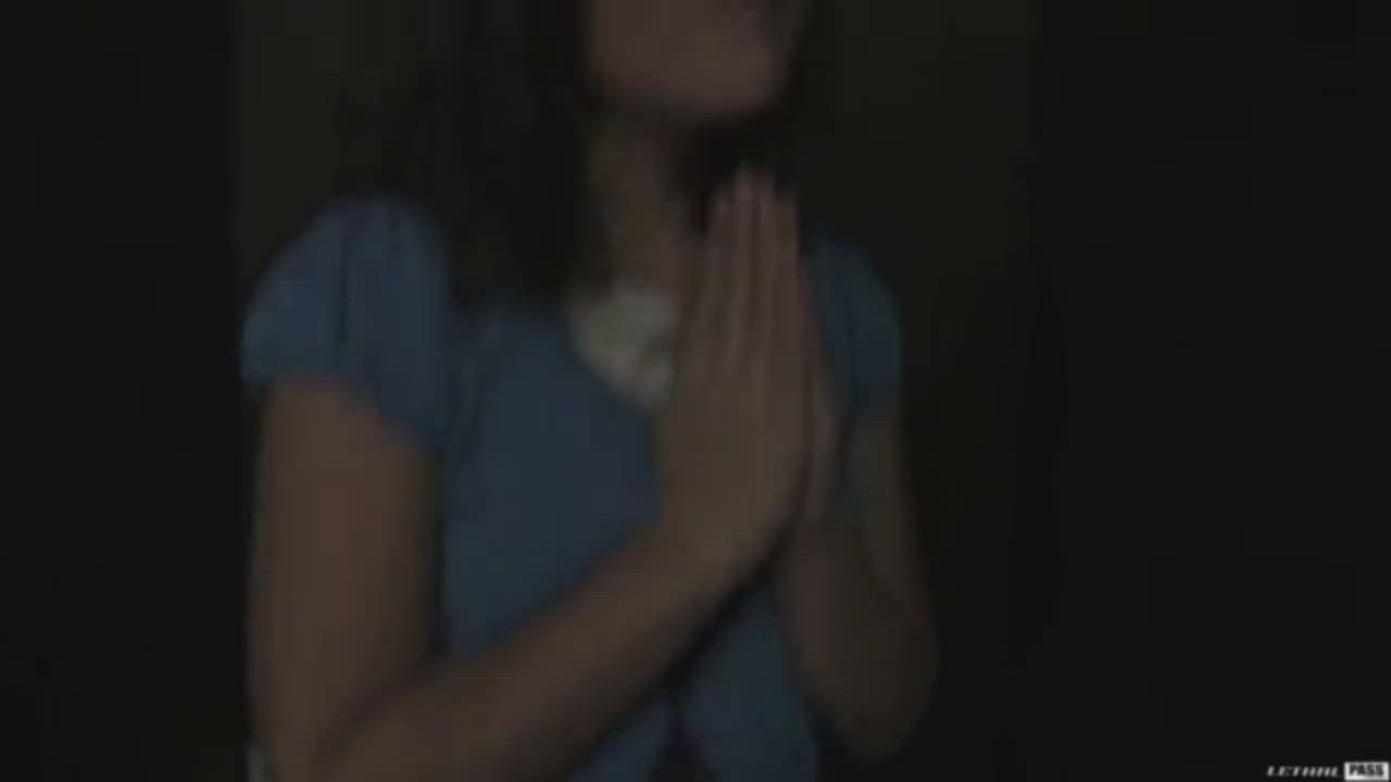 Kristina Rose as a Confession for the Priest 😋 [With sound] - free porn video