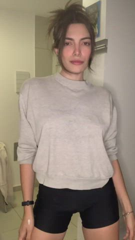Our soon will be made with me pinned up against the wall - free porn video
