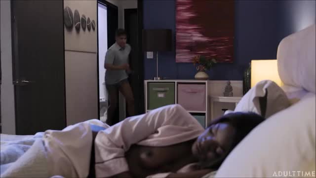 Ana Foxxx - Sneaking Around At Night - free porn video