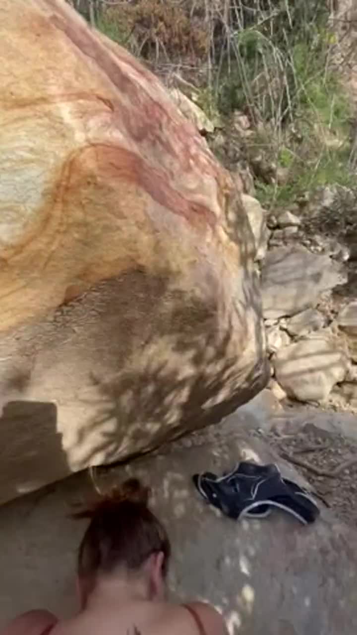 Stuck between a rock and a hard place - free porn video