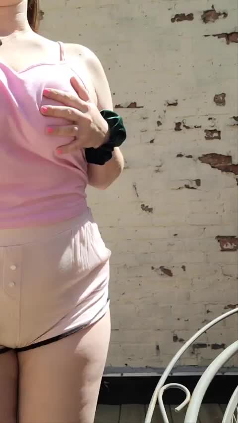 Take this as a shameless invitation to fuck my dangling titties - free porn video