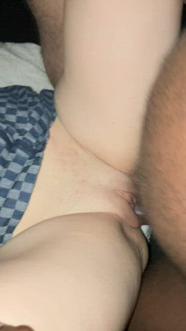 Having a Great Time Double Being Teamed in the Theater With a BBC Fucking Me and Hot Latino Filling My Mouth with His Thick Load While Hubby Takes Video and Jerks Himself Off - free porn video