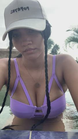 i get horny in the pool too often.. it always ends like in this video haha, I think another girl saw me recording this video haha - free porn video