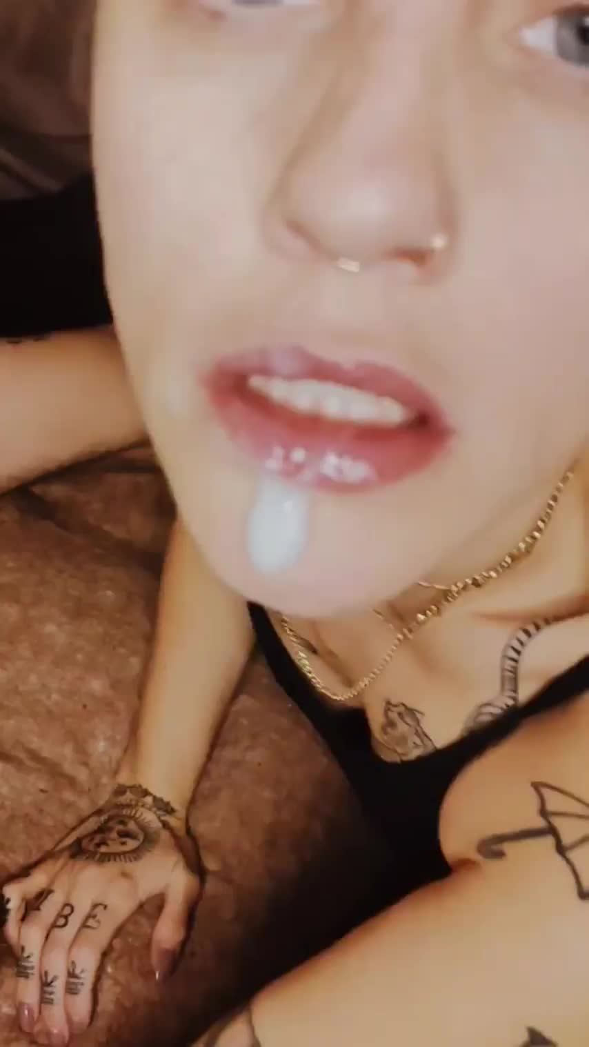 i want it laid on me, I dont mind where just give me the load! - free porn video