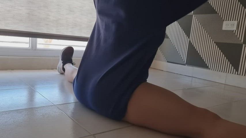 workin’ on my stretches 😛 - free porn video