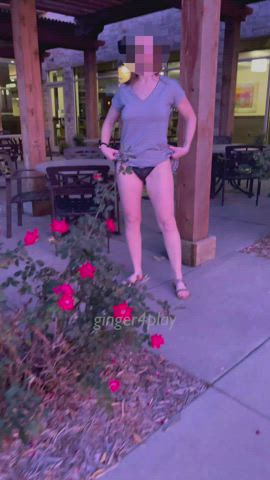 I never back down from a flash challenge [GIF] - free porn video